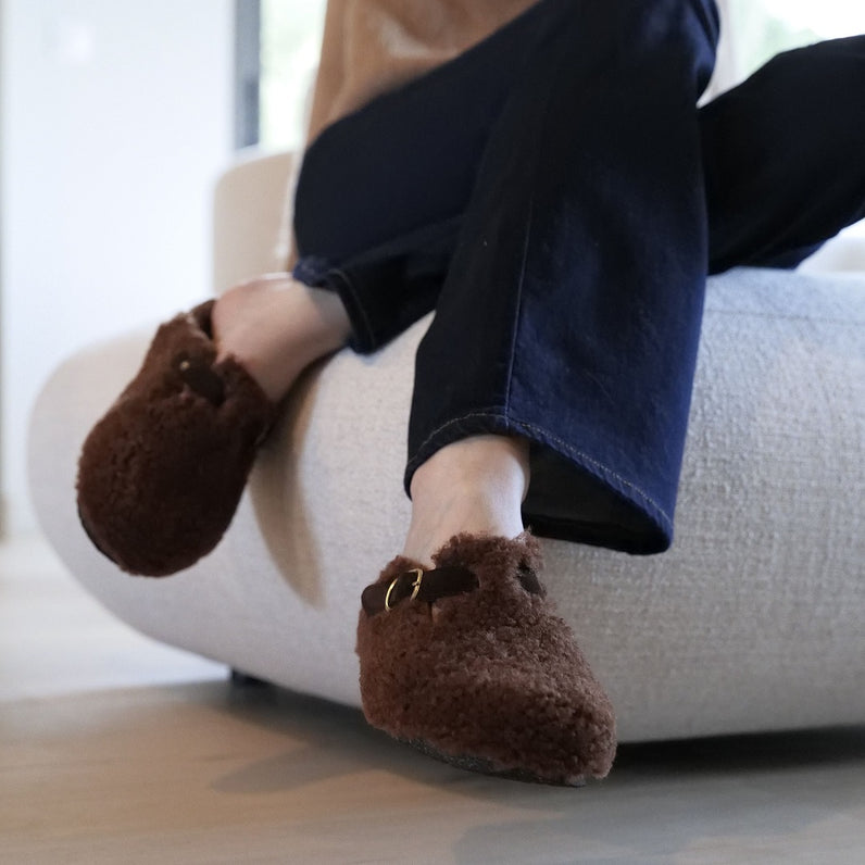 chaussons fourrés